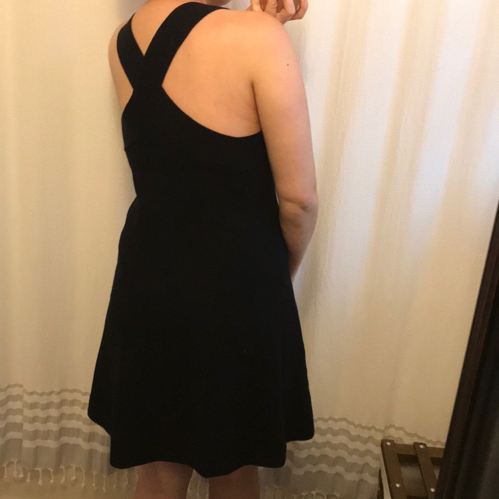 NWT Ann Taylor Little Black Dress Textured Fabric Classic